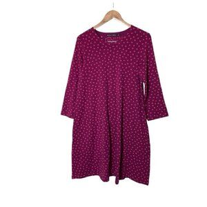 Gudrun Sjoden 25 Years Web Tunic Polka Dot Red Pink Top S